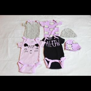 Onesies w/ matching hats